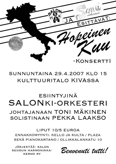 Hopeinen Kuu -konsertti 2007